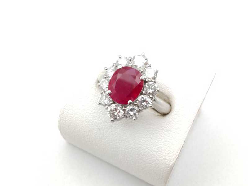 宝石買取 指輪 Pt900 ルビー